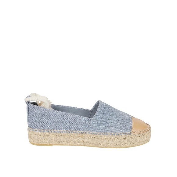 Tory Burch Ankle-Strap Flat Shoes With Jute Sole - NWT - Picture 1 of 3